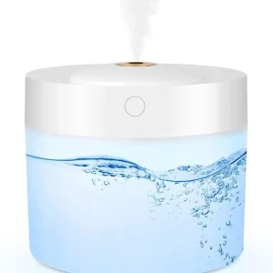 Cold mist air humidifier and essential oil diffuser?1.2L-silent ultrasonic humid