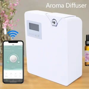 White Wifi Hvac Fragrance Essential Oil Diffuser Air Machine Air System US Ship