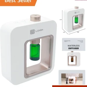 Professional Grade Nebulizing Aromatherapy Diffuser - Quiet & Stylish Design